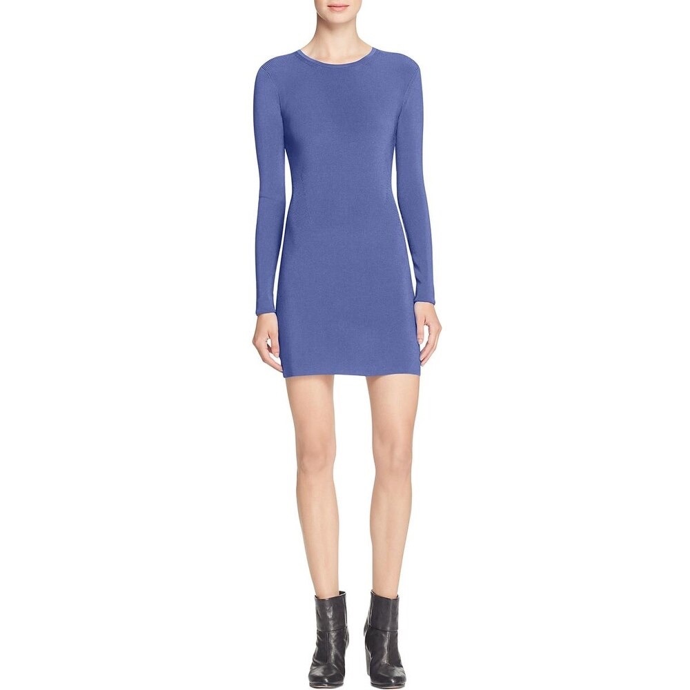 Stretch Long Sleeve Priscilla Ribbed Dress!